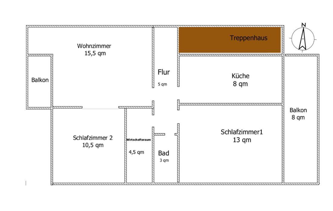 Fewo1846 - Parkblick - Komfortable Wohnung Mit 2 Schlafzimmern Und 2 Balkonen Фленсбург Екстериор снимка